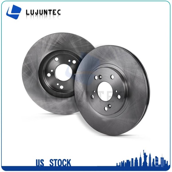 Lujuntec Front Brake Discs Rotors For 08-2015 Honda Accord 2.4L