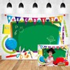 Xiaoterna 7x5ft Back to School Backdrop Watercolor Chalkboard Pen Paper