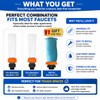 Slip-On Faucet Sprayer Hoses:Dog Bath,Portable (68.5, Inches)