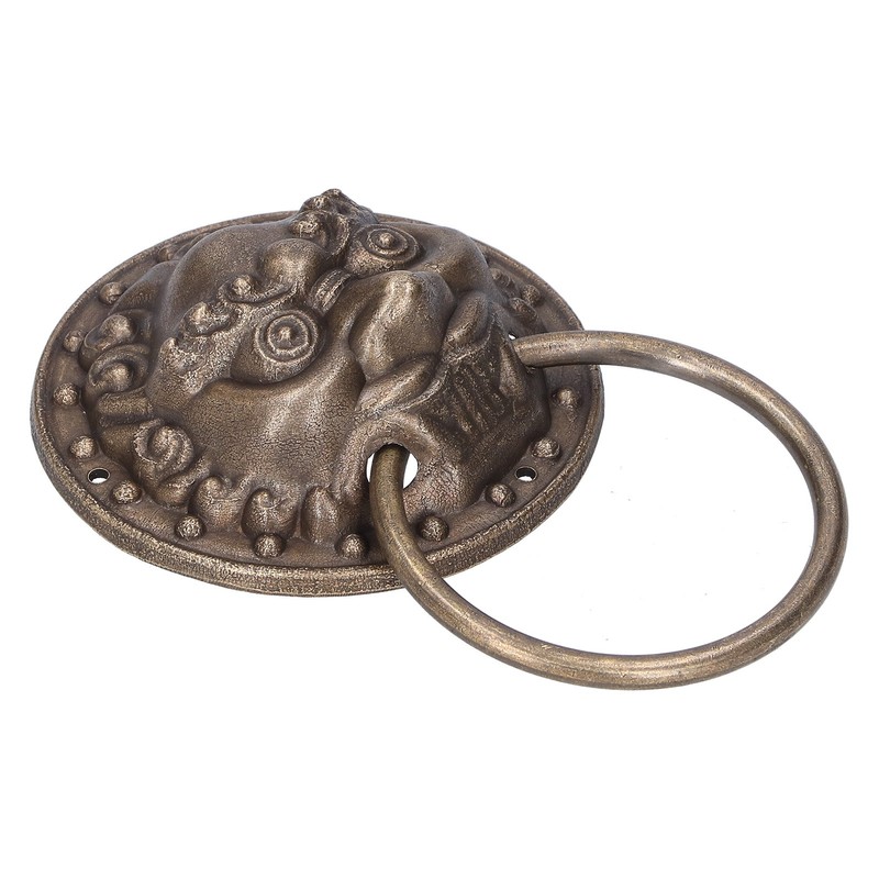 Antique Door Knockers Lion Head Brass Door Pull Retro Door