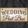 RED OCEAN Wedding Post Box Hanging Decorative Plaque Well Wishes