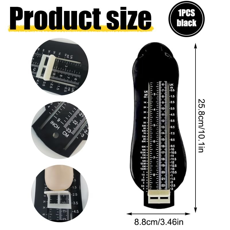 Kids & Family Foot Measuring Device – Accurate Shoe Sizer