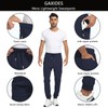 GAXIDES Joggers Pants Sweatpants for Men Lightweight Quick Dry Baggy
