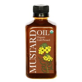 Daana Organic Mustard/Rapeseed Oil for Skin: Extra Virgin, Cold Pressed (350 ml)