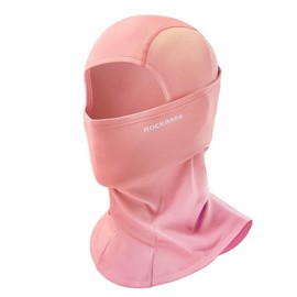 ROCKBROS Balaclava Autumn Winter Men Women for Outdoor Sports Bicycle Motorcycle Snowboard Ski Cycling Balaclava Reflective Windproof Anti-Dust Breathable One Size, pink
