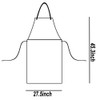 Younber Waterproof Plastic Apron Transparent PVC, Kitchen Dishes Washing Lab
