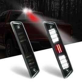 LED Third 3rd Brake Light Rear Cargo Lamp Assembly High Mount Stop light Fit for Ford F150 2009-2014 (Smoke Lens)