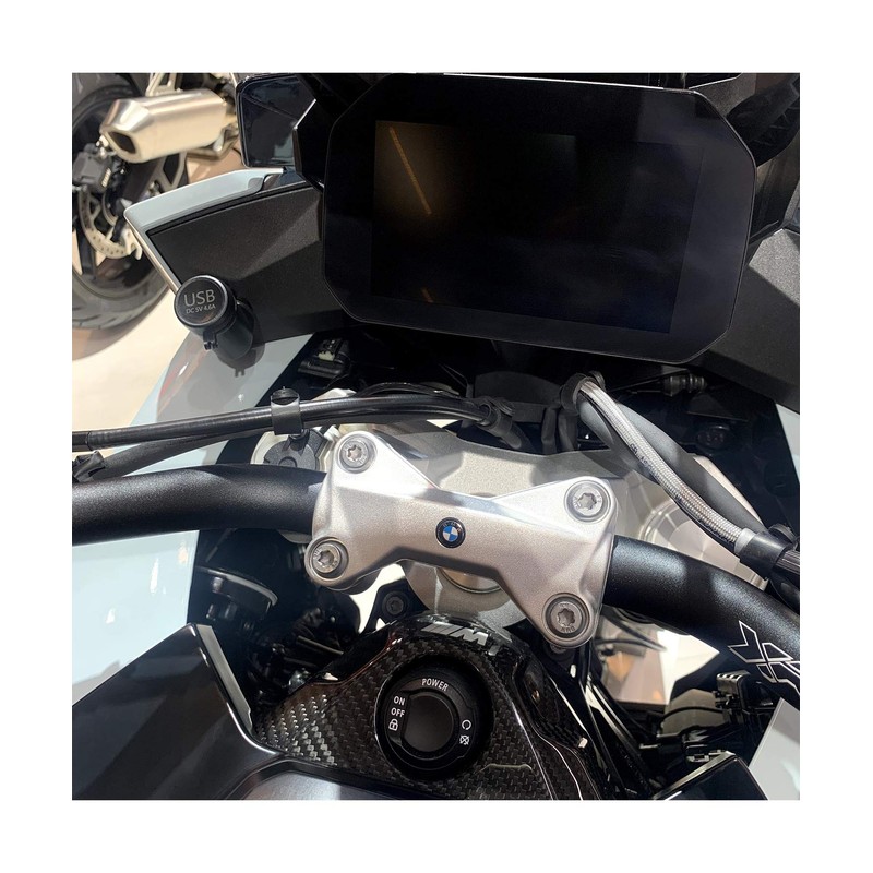 Cliff Top 4.6A Doppel-USB-Ladegerät für das Motorrad, Anschluss: DIN/Hella, geeignet