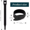 SOVYOULIVE Cable Strap, 100 Pcs Reusable Cable Ties, Adjustable Tie