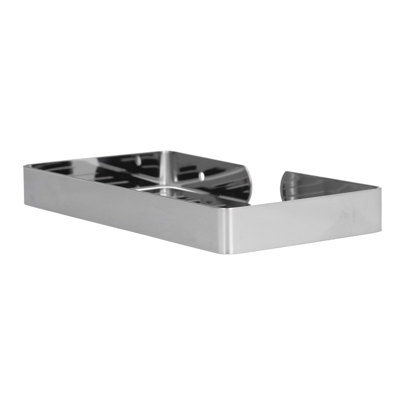 Soap Dish Shelf 304 Stainless Steel Bathroom Hollow Self Draining