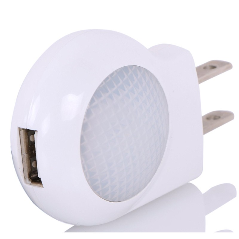 Omeet Portable Plug-in 0.7W Travel LED Night Light - 2