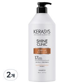 Kerasis Shine Clinic Fine Damaged Hair Volume Care Protein Shampoo, 980ml, 2 bottles / 케라시스 샤인 클리닉 가는 손상모 볼륨 케어 단백질 샴푸, 980ml, 2개