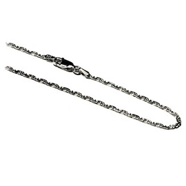 Amber by Graciana LLC. Sterling Silver Mariner Chain 1mm 30"