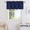 DWCN Valance Curtains for Living Room, Navy Valances for Small