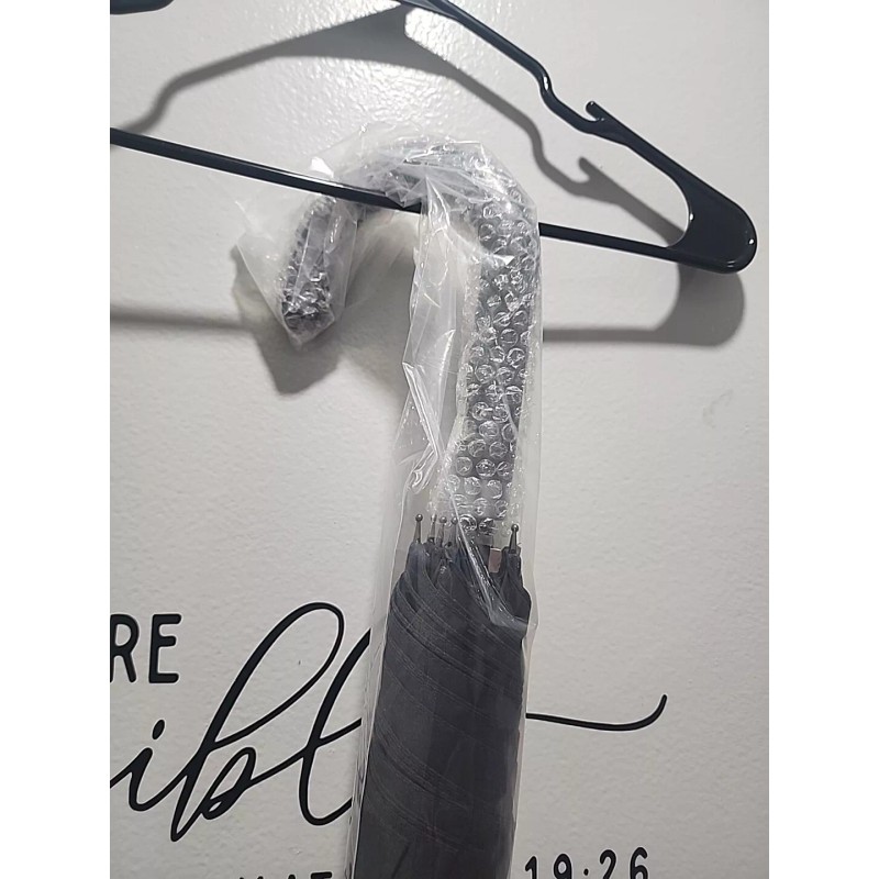 MONTBLANC PARFUMS LARGE BLACK DESIGNER UMBRELLA 38" LONG - NEW