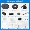 Replacement for Moen Shower Faucet Trim Kit, 12" Rainfall Showerhead,
