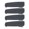 4PCS Portable Radio Belt Clip Handsfree Convenient Securely Hold for