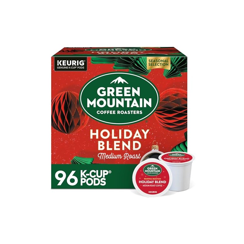 Green Mountain Coffee Roasters Holiday Blend, Keurig Single Serve K-Cup