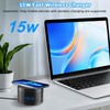Indoor Camera with Clock and Wireless Charging, 1080P WiFi Cameras