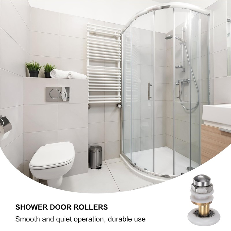 uxcell Shower Door Roller Runner Wheel 23mm Diameter Replacement Part
