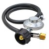Hooshing 3 Feet Propane Hose with Regulator Universal Gas Grill Regulator and Hose for