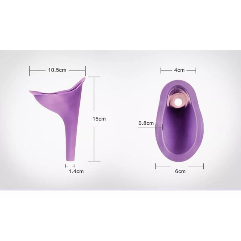 SJTR 10 Piezas Urinal Orinal Femenino Portable