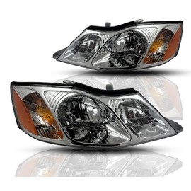 Replacement For Toyota 2000 2001 2002 2003 2004 Avalon XLS/XL Sedan Headlight Assembly, DOT/SAE Compliant, Right & Left Side, TO2503132, TO2502132, OEM 81150-AC040, OEM 81110-AC040