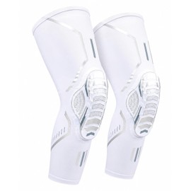 2 Piezas Rodilleras Basquetbol con Almohadilla Eva, Rodilleras Deportivas de Compresión para Mujeres y Hombres, Antideslizante Elástica Transpirable, para Fútbol, Béisbol, Voleibol, Ciclismo, Mtb, Gym