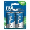 Fuji Enviromax 3100BP2 EnviroMax D Extra Heavy-Duty Batteries, 2 pk