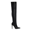 Liliana DB54 Women Suede Pointy Toe Thigh High Single Sole