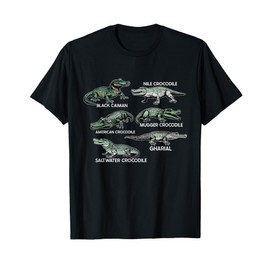 Nile Crocodile Species Children's Gharial Mugger Crododile T-Shirt
