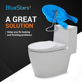 BlueStars 98923 3 Inch Toilet Flapper Replacement – Compatible with Lowe’s AquaSource 98923, 1.28 GPF Toilets, Gerber 99-788 – Replaces 312795, 352027, 395280, 12293