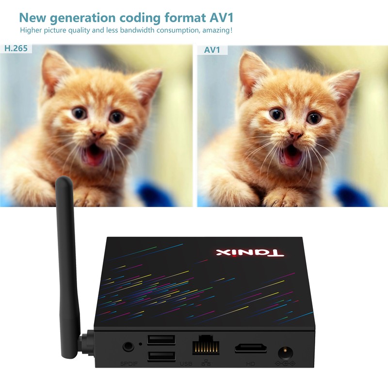 TANIX TX68 Android 12.0 Smart TV Box Allwinner H618 Quad-core