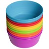 Klickpick Home Juego de 12 cuencos coloridos para niños, cuencos