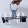 THXFUNAREA 1 x Drink Carrier with Handle, Foldable Drink Holder,