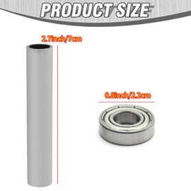 LIDSCURA 2 Pack Mini Bike Steering Bearings Bushing Kit, Replacement for Coleman 98cc 100cc 196cc 200cc CT100U CC100X RT100 CT200U BT200X CT200U-EX RT200 Mini Bike