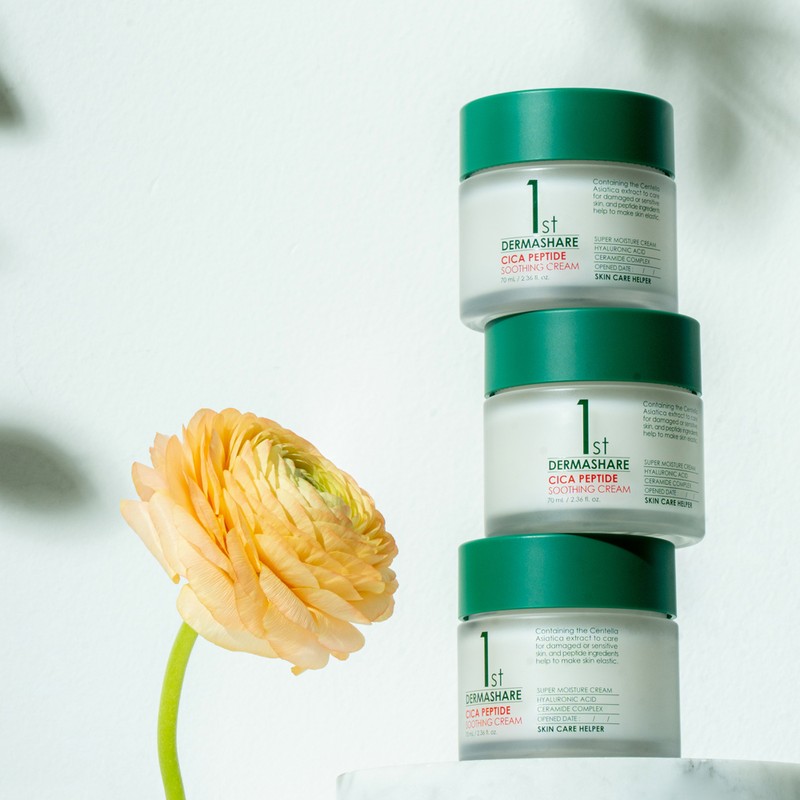 Dermashare Moisture Cream Cica Peptide Soothing Blemish Skin Soothing Non-irritating