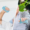 SWISSELITE Hand Contracture Cushion, Palm Grip with Elastic Band or
