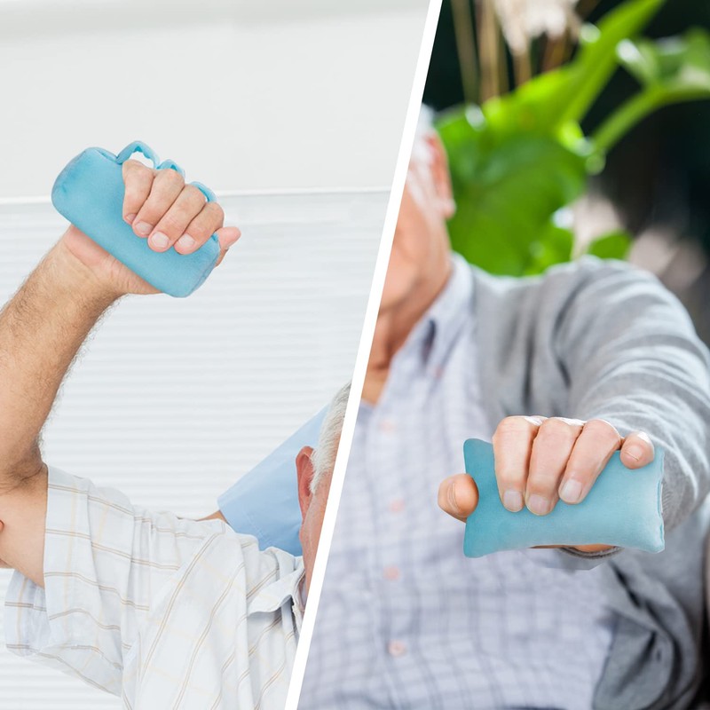 SWISSELITE Hand Contracture Cushion, Palm Grip with Elastic Band or