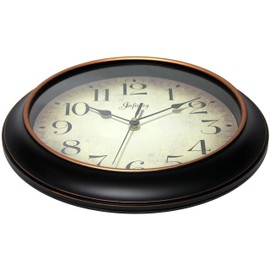 Infinity Instruments 14877BG-2732 Precedent Silent Sweep 12 inch Wall Clock