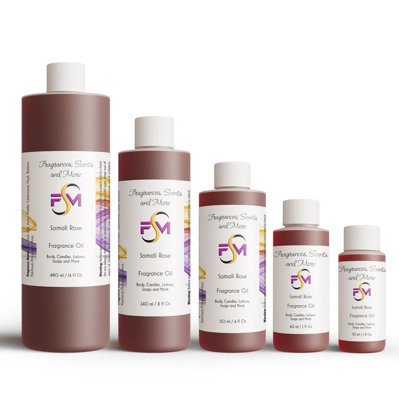 Somali Rose Fragrance Oil - 1 Fl Oz Glass Roll