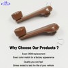 Lcyolada Window Crank Handle,Textured Brown,Compatible with 1973-2017 Toyota Tundra Yaris