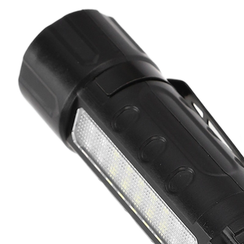 LED Bright Flashlight COB Work Light USB Rechargeable IPX4 Outdoor