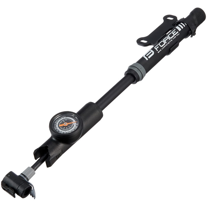 Force GP871 Bicycle Air Pump Frame Pump with Hose, Black