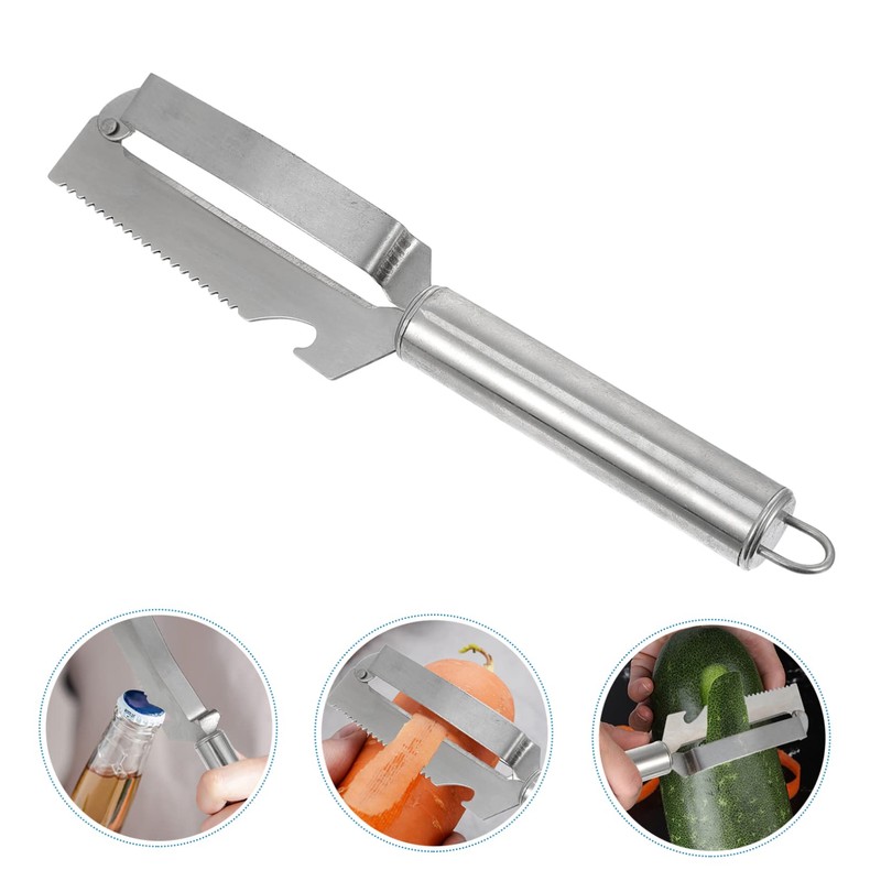 GRIRIW Core Removal Tool 2pcs Stainless Steel Peelers Kitchen Fruit