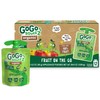 GoGo squeeZ Organic Applesauce and Fruit Puree, Apple Apple, 3.2