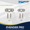 Phender Pro - 1/2” Pontoon Rail Mount Receiver Fender Docking