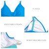 YNIQUE Conjunto de Bikini de Cintura Alta para Mujer, Control