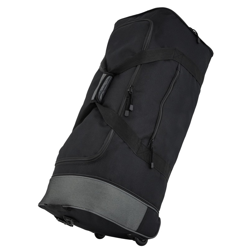 Travelers Club 32" Expandable Rolling Travel Duffel Bag, Black