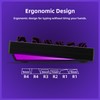 ZORNHER ZH870 Wireless Mechanical Gaming Keyboard,80% Black Custom Creamy Sound